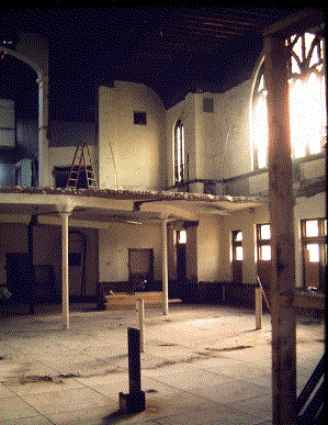 Grace Church Condominium -1989 - the interior at the start of construction